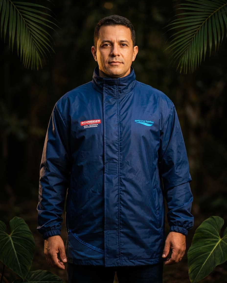 Jaqueta de Nylon Emborrachado